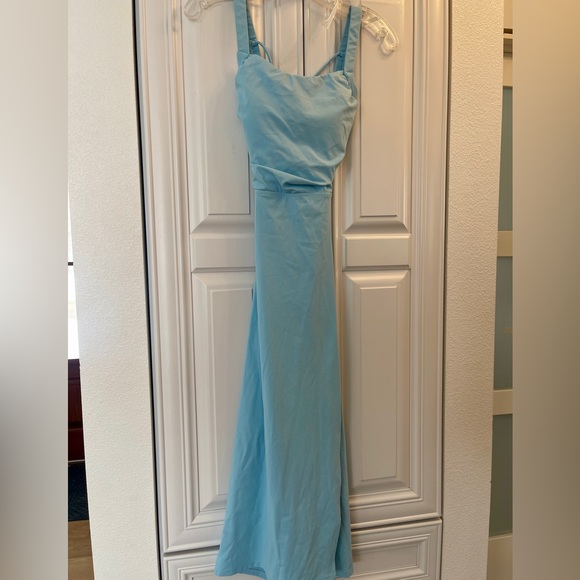 HALARA MAXI DRESS (1114). NWT. SZ M. LIGHT BLUE - Picture 1 of 3